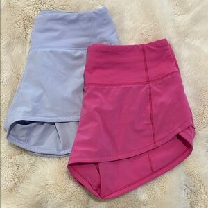 lululemon athletica 2 pairs of Speed Up Shorts 2.5”
